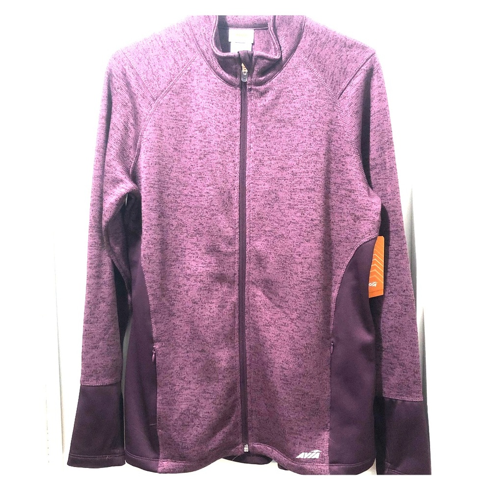 Purple avia jacket with thumb holes sz large